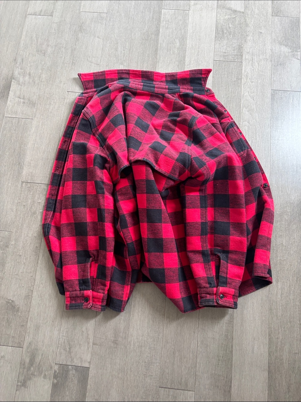 Dakota Men's Red and Black Buffalo Plaid Jacket - 2XL - Picture 8 of 9